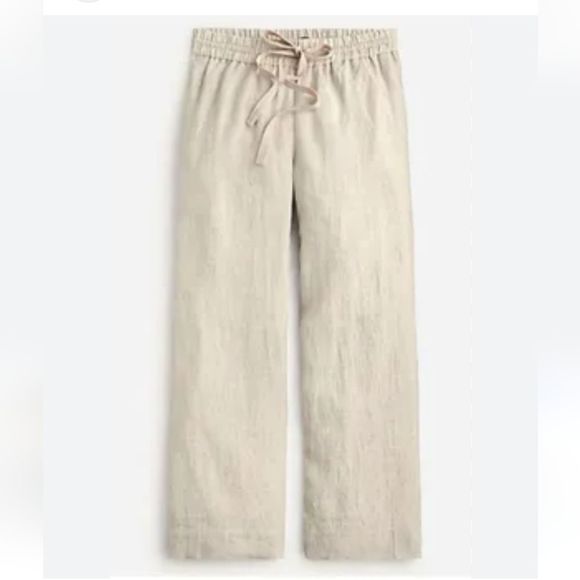 J. Crew Cream Wide Leg Pants - Picture 3 of 11